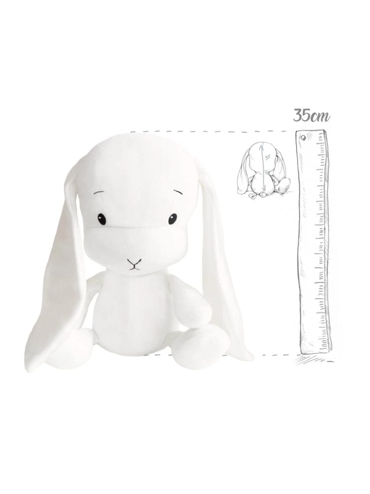 Effiki - White Bunny Baby Comforter Soft Toy - Medium 35cm - Stylemykid.com