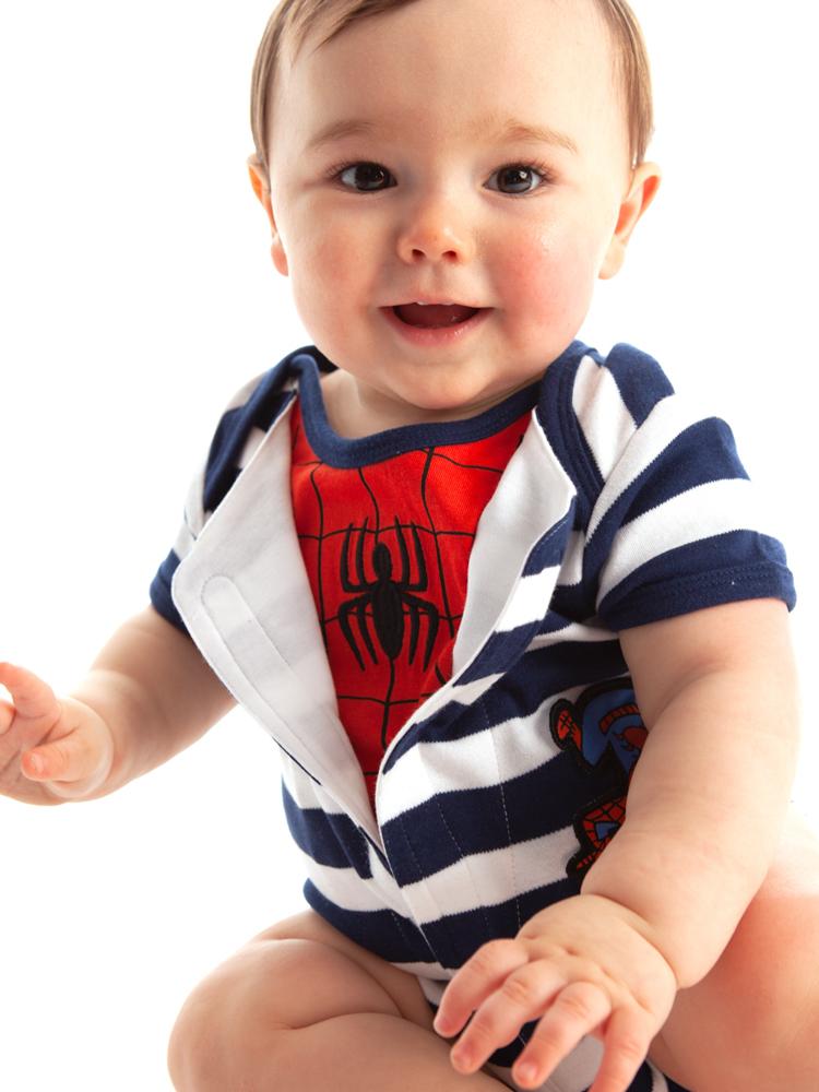 Spider-Man - Reveal Babygrow - Official Marvel Merchandise for babies - 12 to 18 Months - Stylemykid.com
