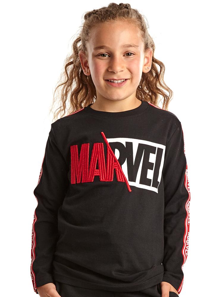 Marvel Splice Logo Long Sleeve Top - 3-6 Years - Stylemykid.com