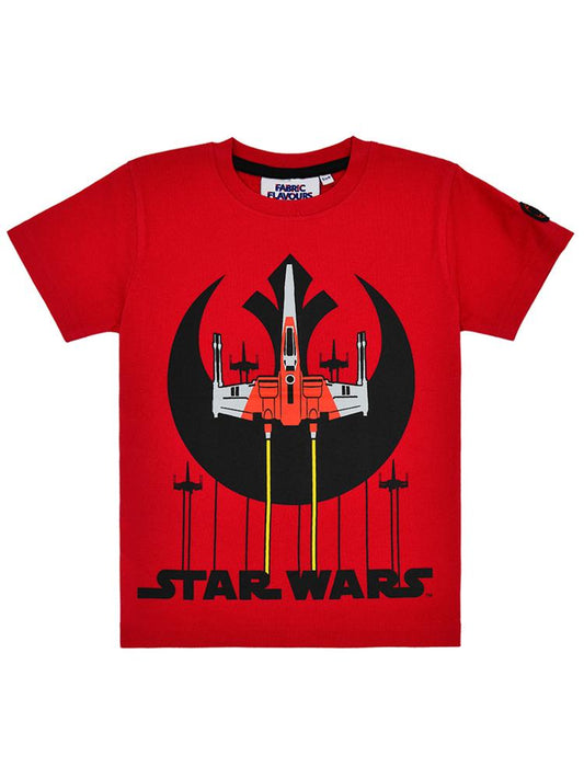 Star Wars Rebel Squadron Red and Black T-Shirt - 3 to 7 years - Stylemykid.com