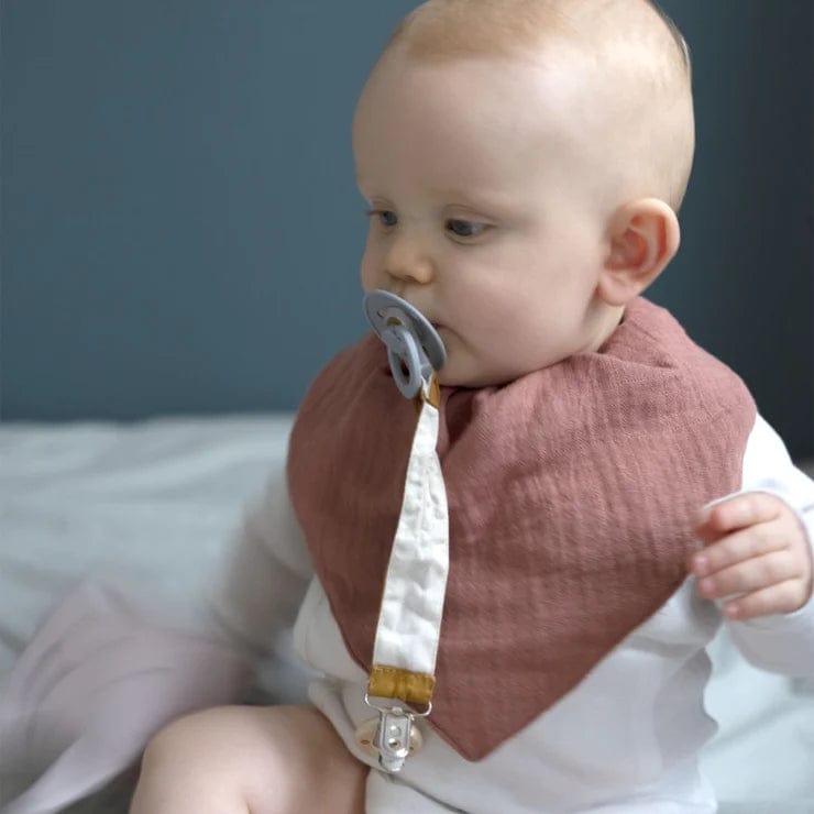 Fabelab - Bandana Bib - Single - Clay - Stylemykid.com