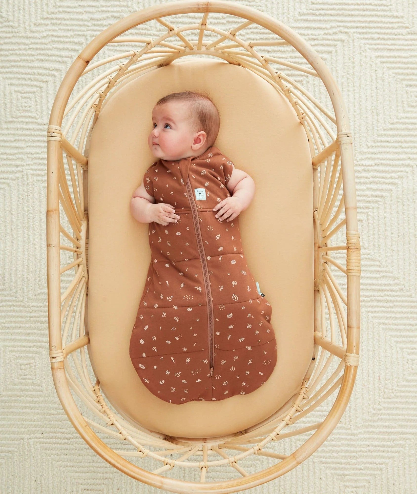 Ergopouch - Carry Cot Fitted Sheet - Wheat - Stylemykid.com
