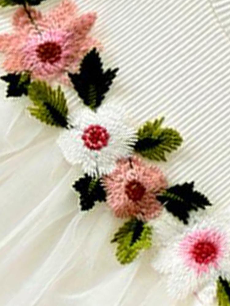 White Flower Girls Party Tutu Dress - Snow White - 6 to 24 Months - Stylemykid.com