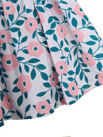 Daisy Chain Pink - Girls Pink Daisy Print Dress with Summer Hat and Bow Back - Stylemykid.com