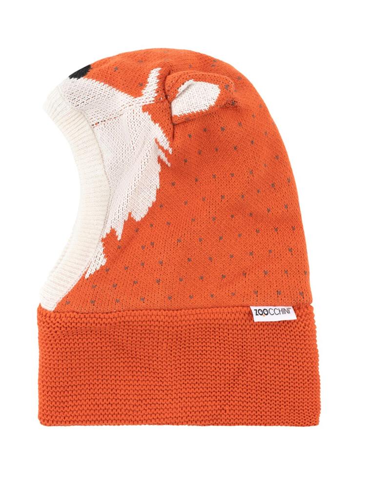 Zoocchini - Baby & Toddler Knitted Balaclava Hat - Finley the Fox - 6 months to 2 years - Stylemykid.com