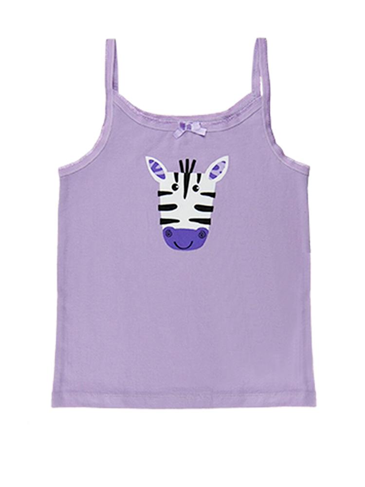 Zoocchini - Girls Organic Cami Organic Underwear Set - Ziggy the Zebra/Lavender 2 to 6 Y - Stylemykid.com