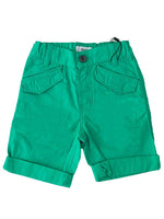 HUGO BOSS - Boys Green Bermuda Pocket Shorts 18 to 24 months - Stylemykid.com