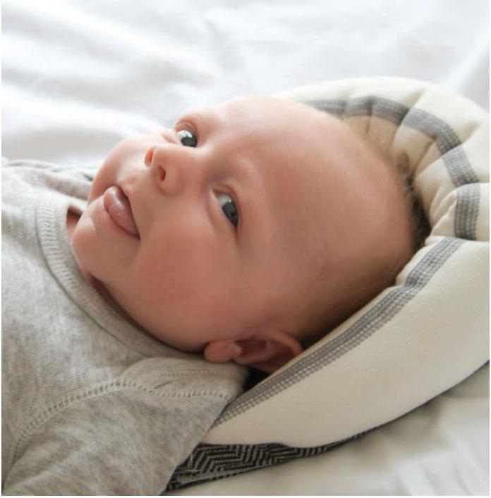 Juddlies - Organic Baby Head Hugger - Baby Head Support - Driftwood Grey - Stylemykid.com