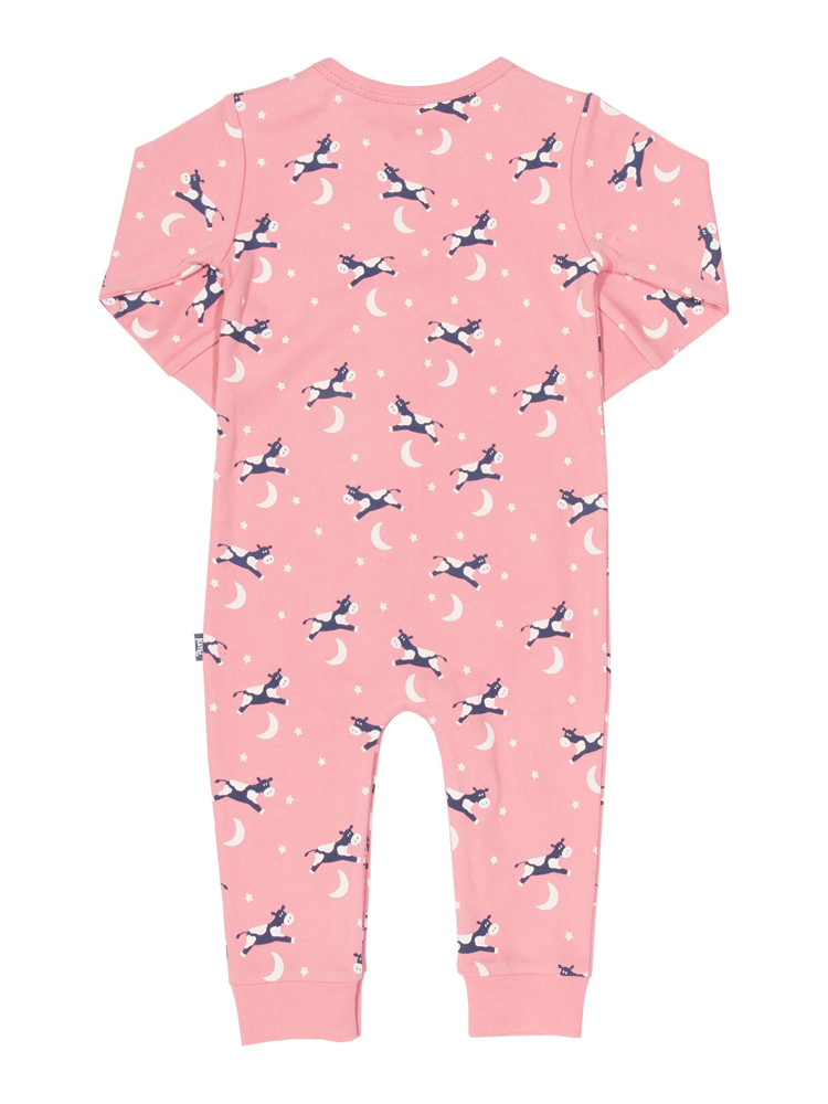 KITE Hey Diddle Rose Pink Organic Romper - Newborn and 1M - Stylemykid.com