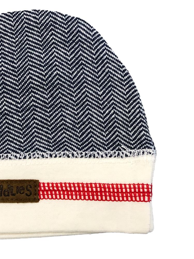Juddlies - Organic Lake Blue Baby Beanie Hat - Cottage Collection - Stylemykid.com