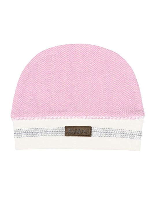 Juddlies - Organic Sunset Pink Baby Beanie Hat - Cottage Collection - Stylemykid.com