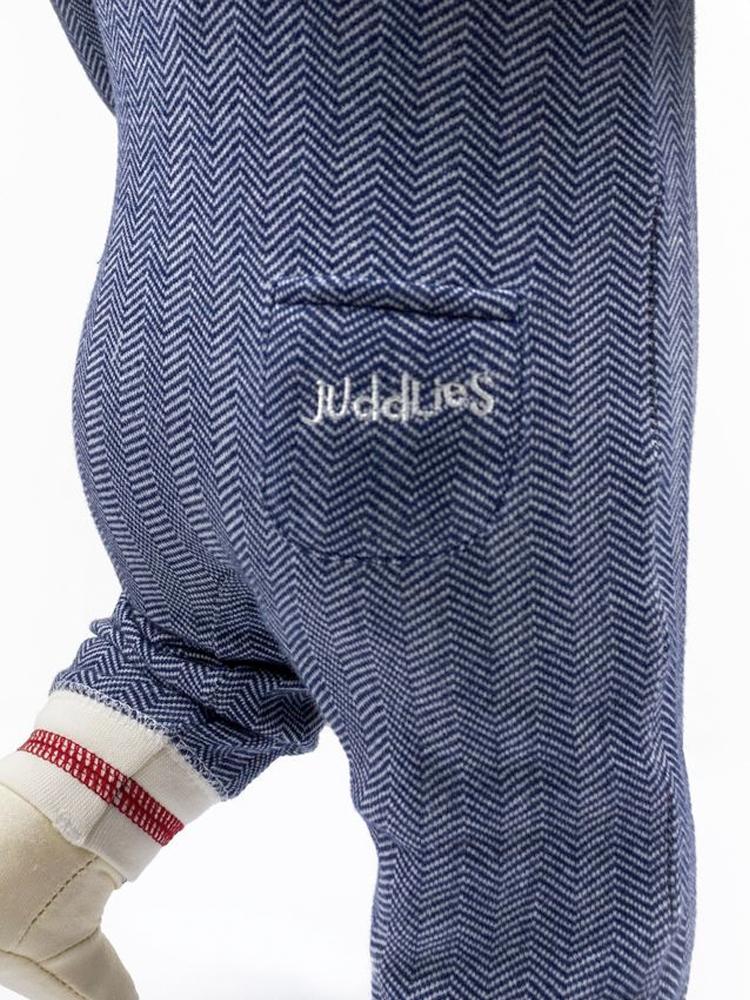 Juddlies - Organic Lake Blue Baby Sleepsuit / Playsuit - Newborn to 3 M - Stylemykid.com