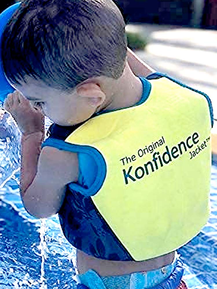 Konfidence Kids - Girls Buoyancy Swim Vest Jacket - Ladybird Pink Polka - 18 months to 3 years - Stylemykid.com