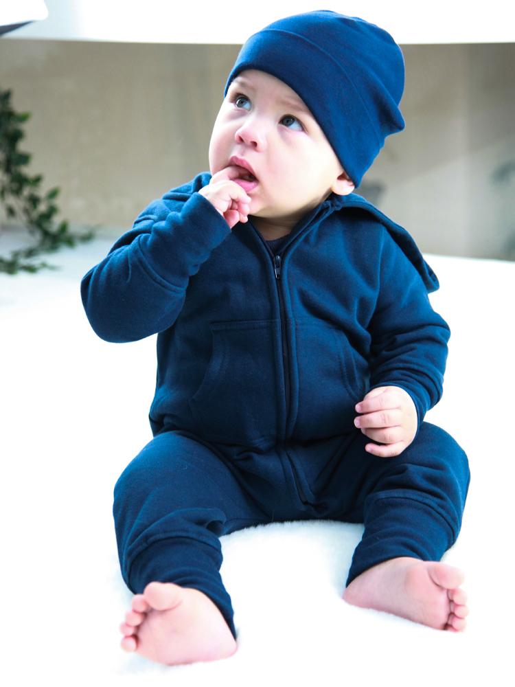 Navy Blue Beanie Baby Hat - Everyday Collection - 3-12 Months - Stylemykid.com