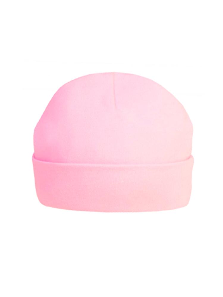 Pretty Pink Beanie Baby Hat - Everyday Collection 3-12 Months - Stylemykid.com