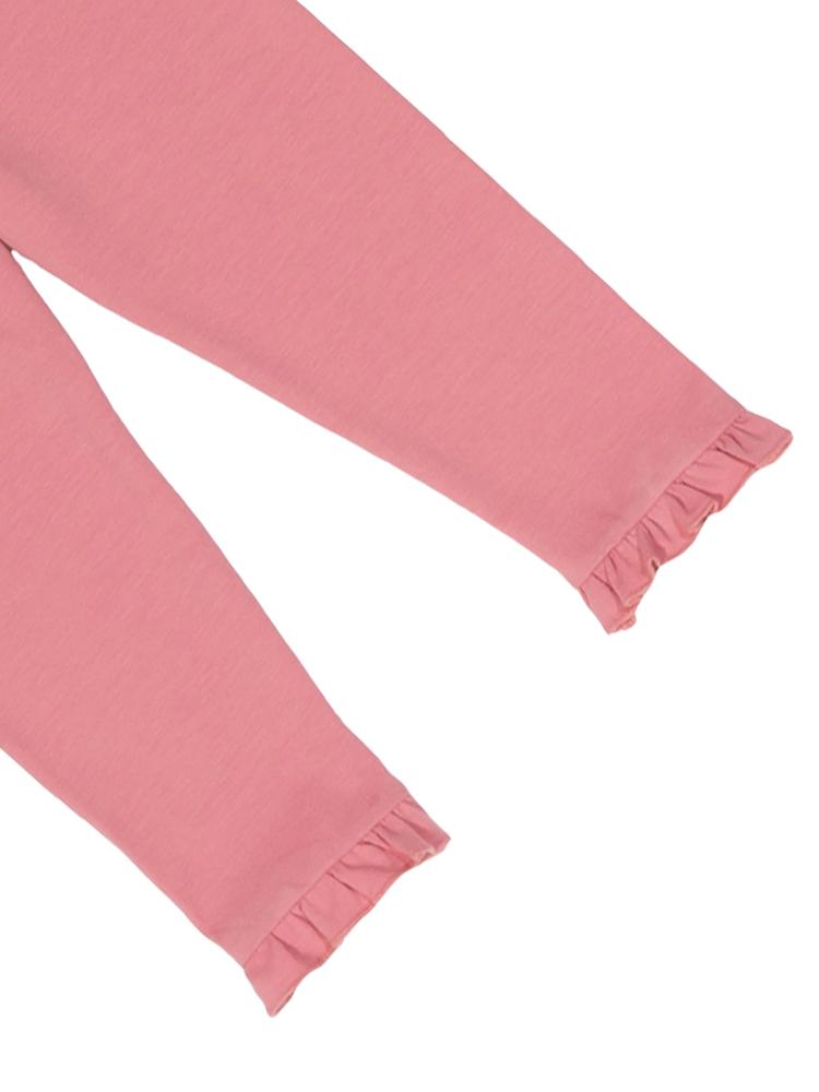 KITE Organic - Mini Frill Pink Girls Leggings 3-6 months - Stylemykid.com