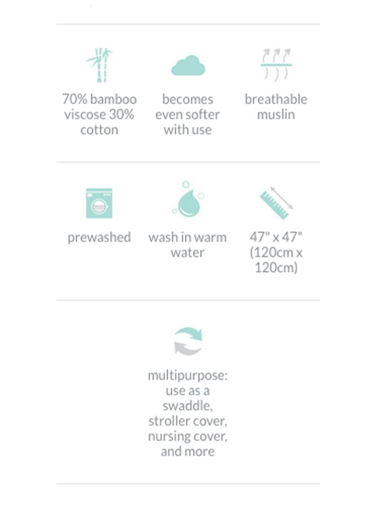 Swaddle Blanket For Baby By Lulujo Ice Cream