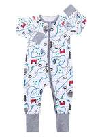 London Landmarks Baby Zip Sleepsuit with Hand and Feet Cuffs - Stylemykid.com
