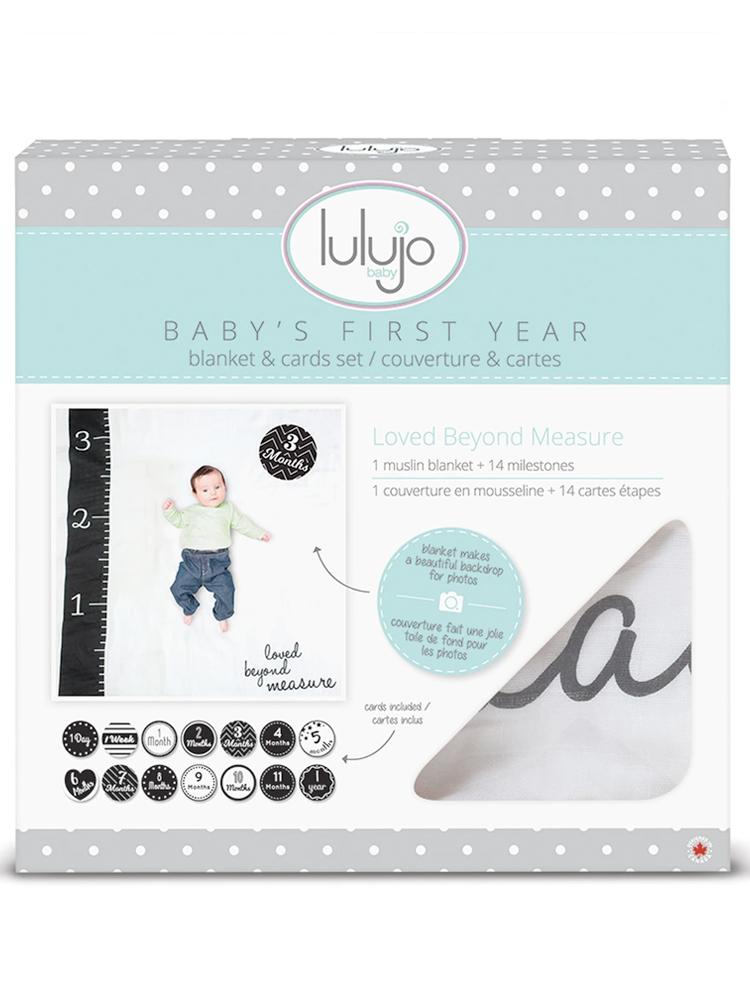 Swaddle And Cards First Year For Baby By Lulujo Loved Beyond