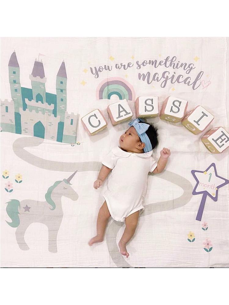 Swaddle And Cards First Year For Baby By Lulujo Something Magical