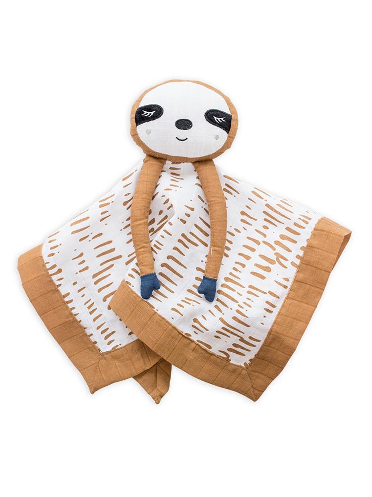 Muslin Lovie For Baby By Lulujo Sloth