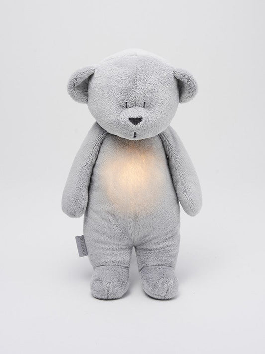 Moonie Humming BEAR Baby Night Light & Sleep Aid - SILVER - Stylemykid.com