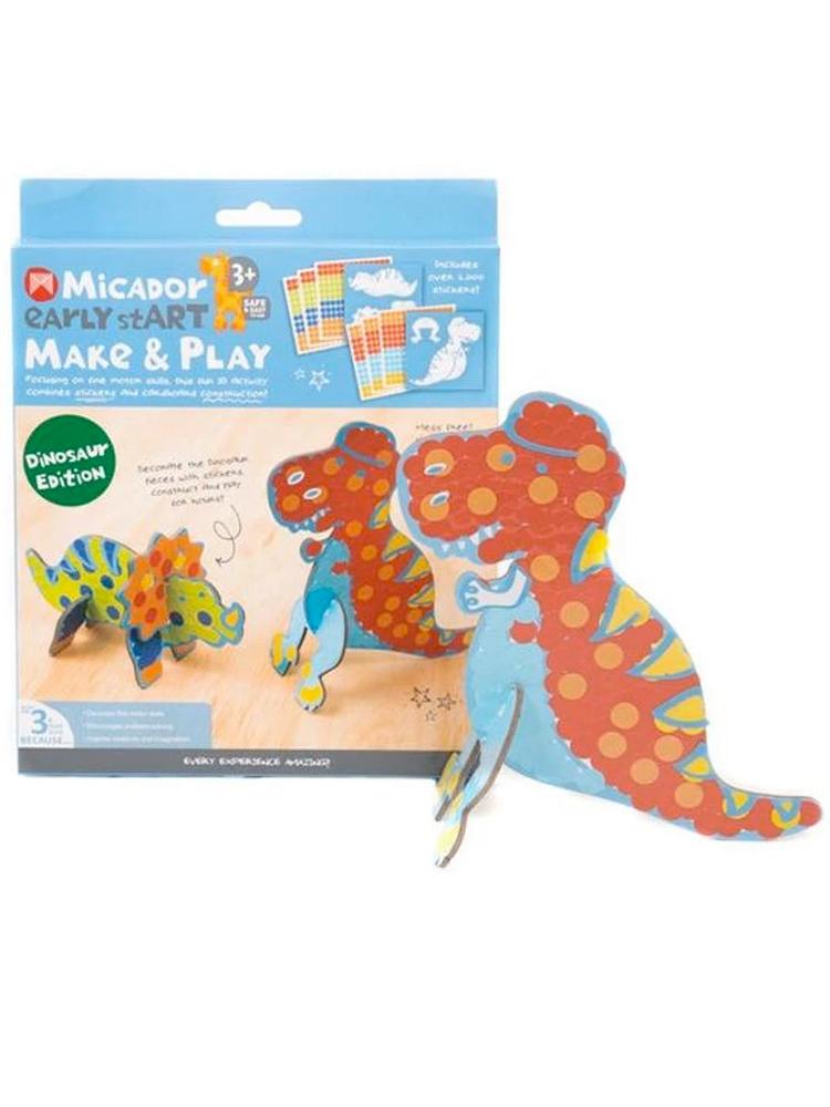 Micador early stART - Make & Play Kids Art Craft Set - Dino Edition - Stylemykid.com