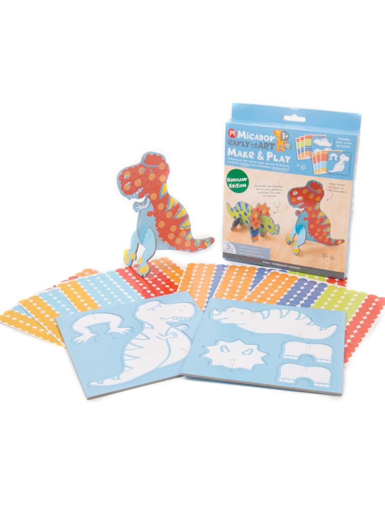 Micador early stART - Make & Play Kids Art Craft Set - Dino Edition - Stylemykid.com
