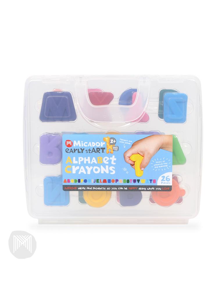 Micador early stART - Alphabet Crayons 26 pack in Carry Case - Stylemykid.com