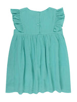 Lilly & Sid Organic - Mint Green & White Lace Baby & Little Girl Dress - Stylemykid.com