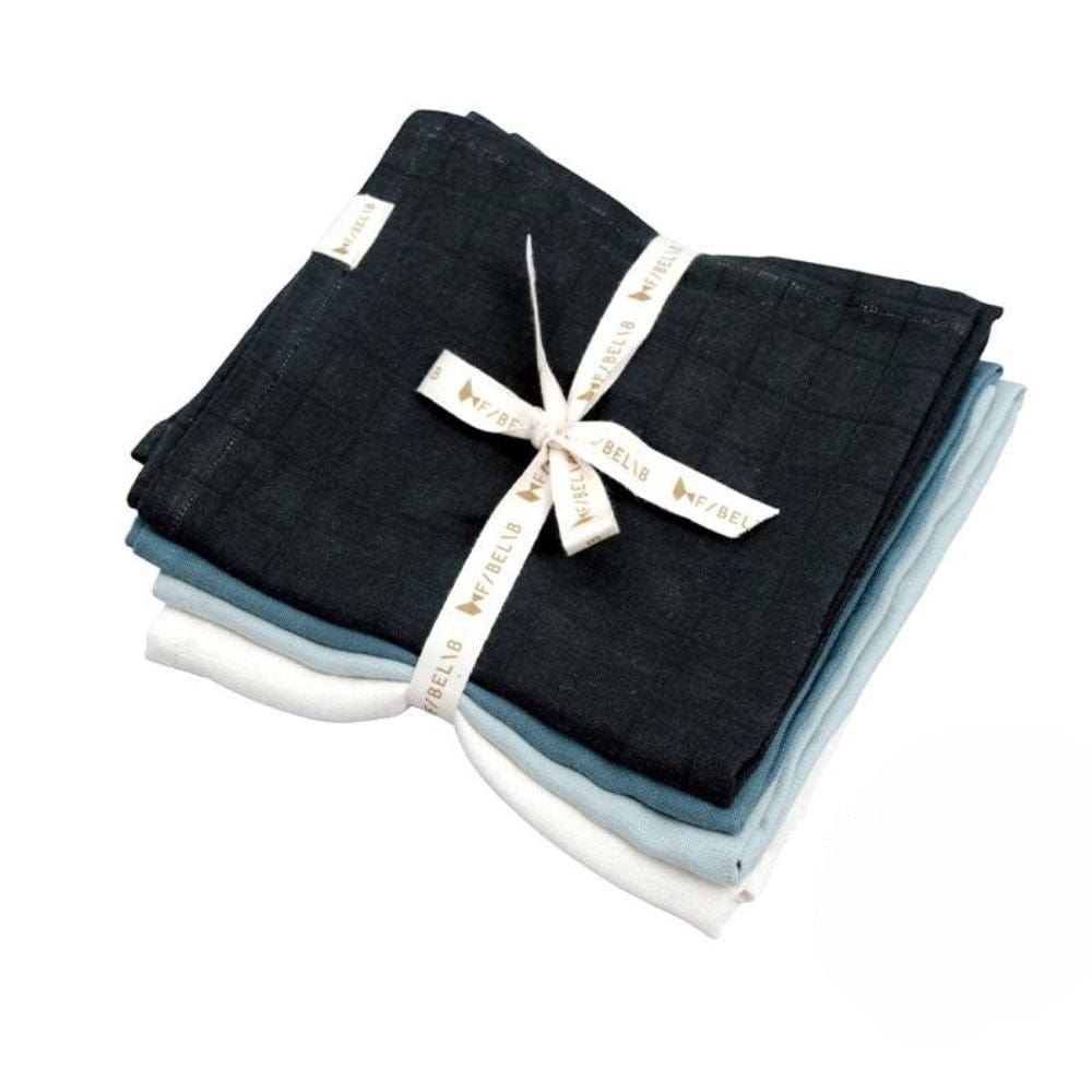 Organic Muslin Cloths For Baby By Fabelab - 4 Pack - Stylemykid.com
