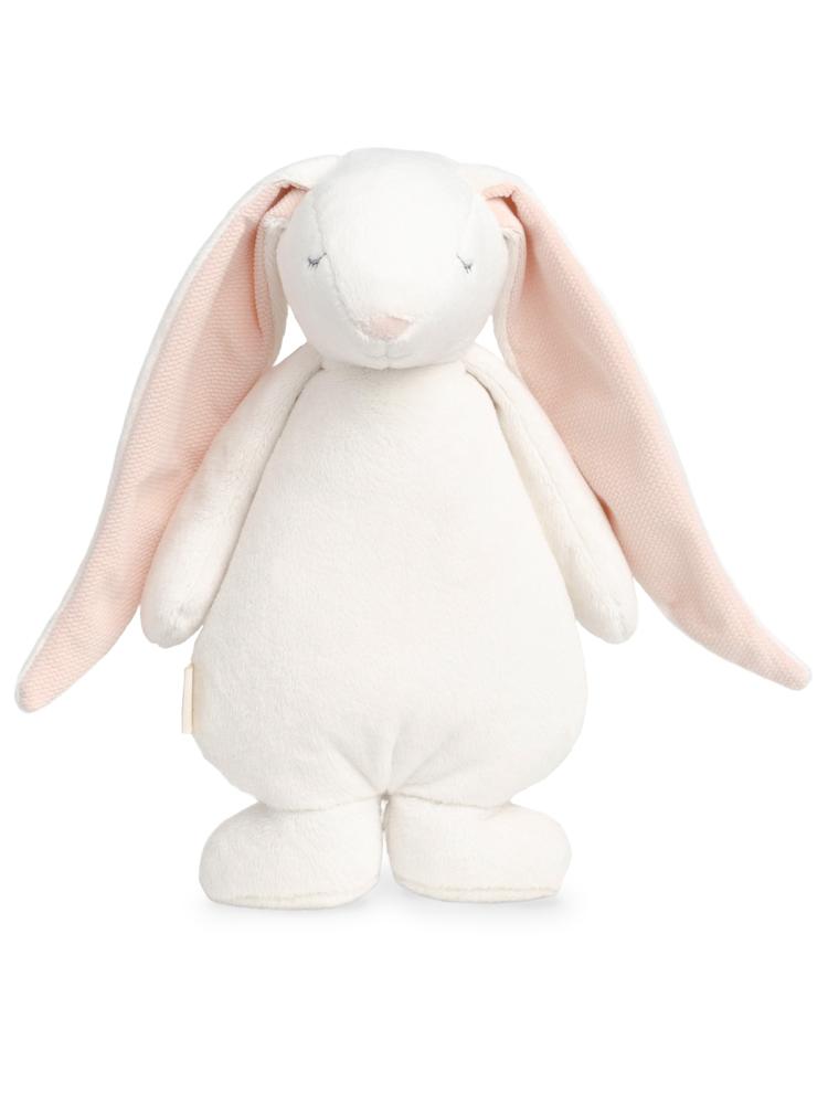 Moonie Humming Friend Baby Night Light & Sleep Aid - POWDER - white with pink ears - Stylemykid.com