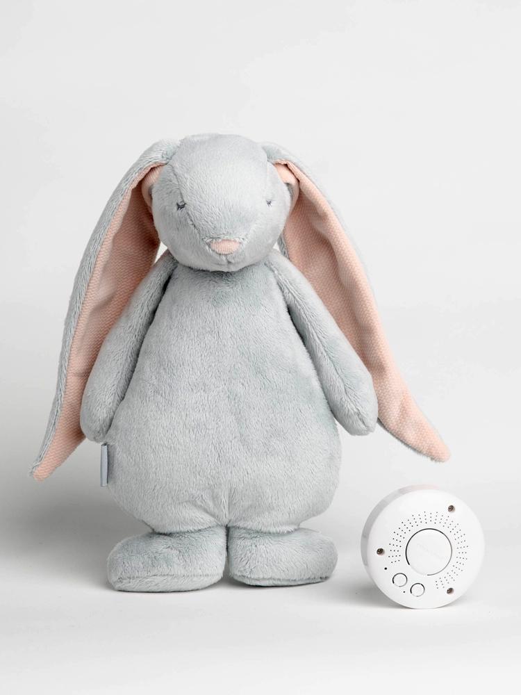 Moonie Humming Friend Baby Night Light & Sleep Aid - CLOUD - Grey with pink ears - Stylemykid.com
