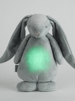 Moonie - Humming Bunny with Nightlight - Silver - Stylemykid.com