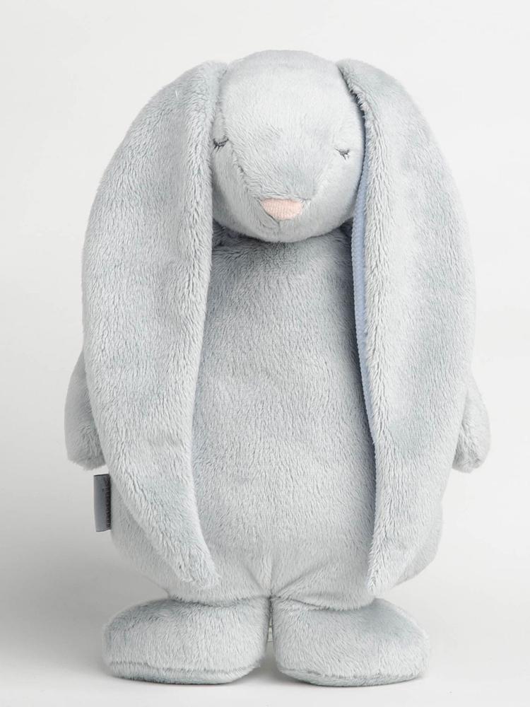 Moonie Humming Friend Baby Night Light & Sleep Aid - SKY - grey with blue ears - Stylemykid.com