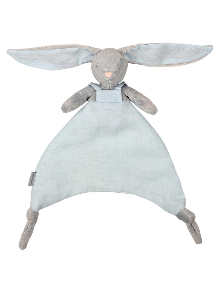 Moonie DouDou Baby Comforter Cuddly Toy Bunny - Sky - Stylemykid.com