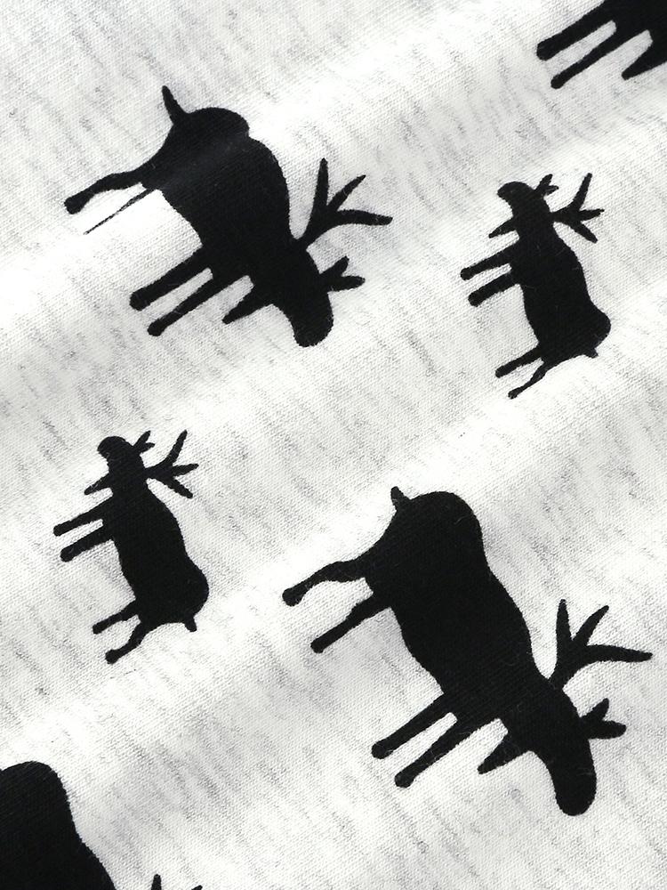 Mr Moose Zip Sleepsuit with Hand & Feet Cuffs - Stylemykid.com
