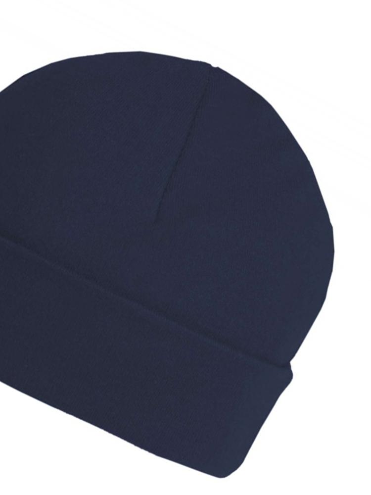 Navy Blue Beanie Baby Hat - Everyday Collection - 3-12 Months - Stylemykid.com