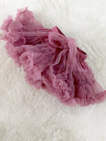 Layered Tutu Party Skirt with Bow Detail - Blush Pink 0 TO 2 YEARS - Stylemykid.com