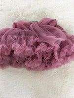 Layered Tutu Party Skirt with Bow Detail - Blush Pink 0 TO 2 YEARS - Stylemykid.com