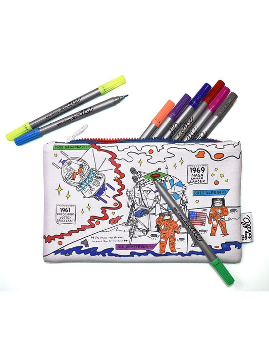 eatsleepdoodle - Pencilcase Colour and Learn - Space Explorer - Stylemykid.com