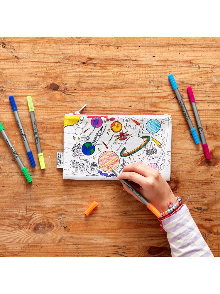 eatsleepdoodle - Pencilcase Colour and Learn - Space Explorer - Stylemykid.com