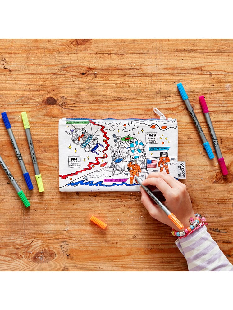 eatsleepdoodle - Pencilcase Colour and Learn - Space Explorer - Stylemykid.com