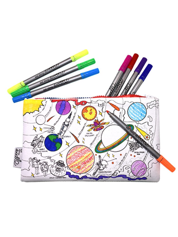 eatsleepdoodle - Pencilcase Colour and Learn - Space Explorer - Stylemykid.com