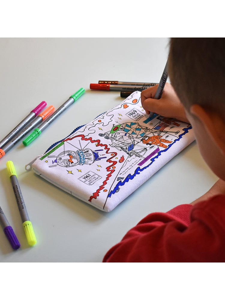 eatsleepdoodle - Pencilcase Colour and Learn - Space Explorer - Stylemykid.com