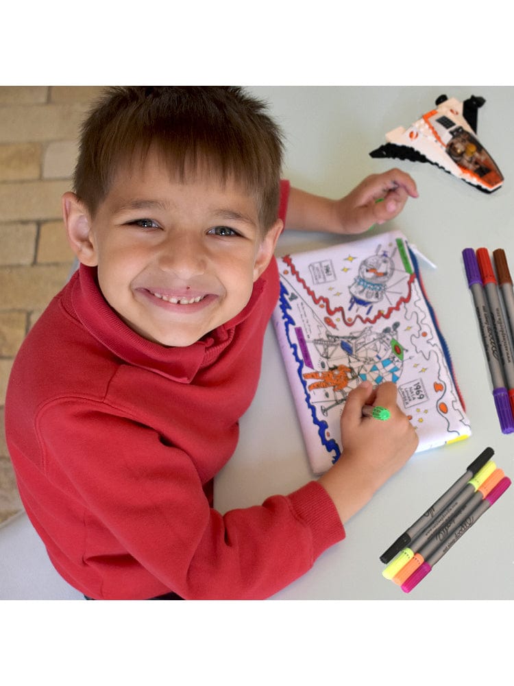eatsleepdoodle - Pencilcase Colour and Learn - Space Explorer - Stylemykid.com