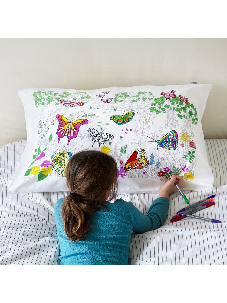eatsleepdoodle - Pillowcase Colour and Learn - Butterfly - Stylemykid.com