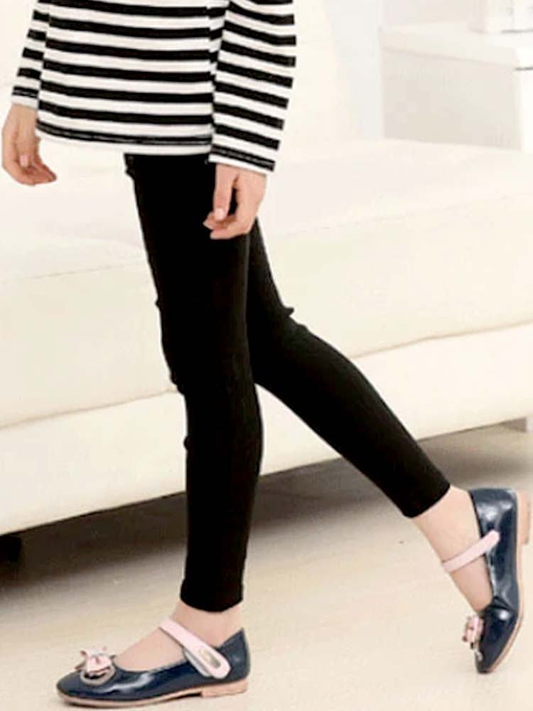 Girls Black Soft Jean Leggings - 2 Years to 6 Years - Stylemykid.com