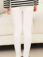Girls White Soft Jean Leggings - 2 to 6 Years - Stylemykid.com