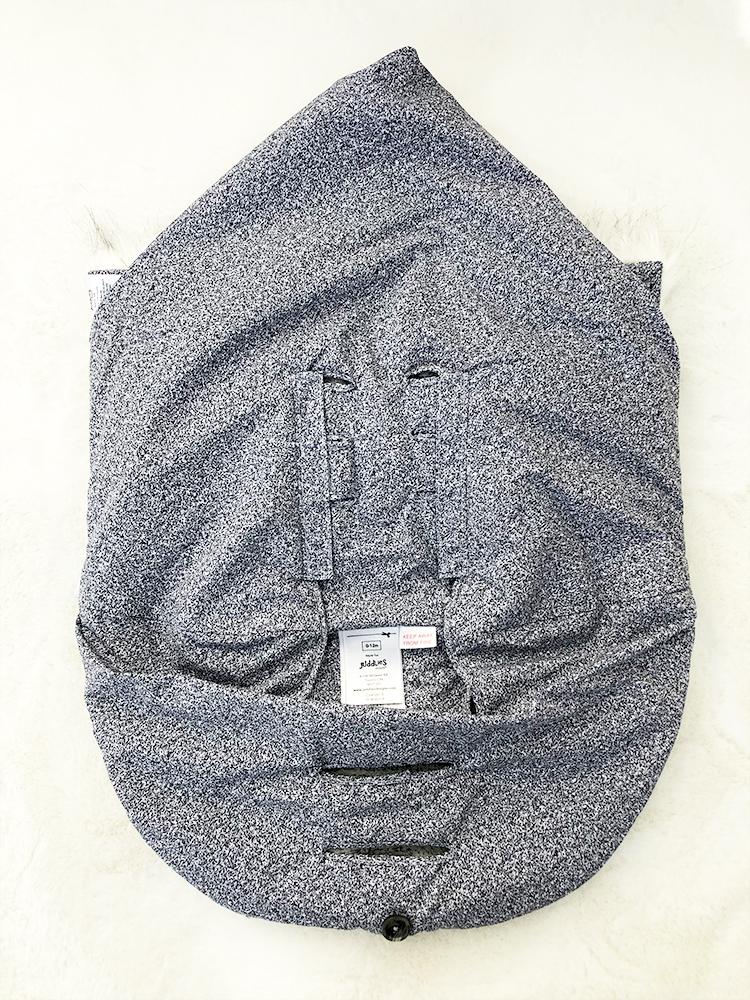 Juddlies - Infant Push Chair & Car Seat Bag - Salt & Pepper Grey 0-12 Months - Stylemykid.com
